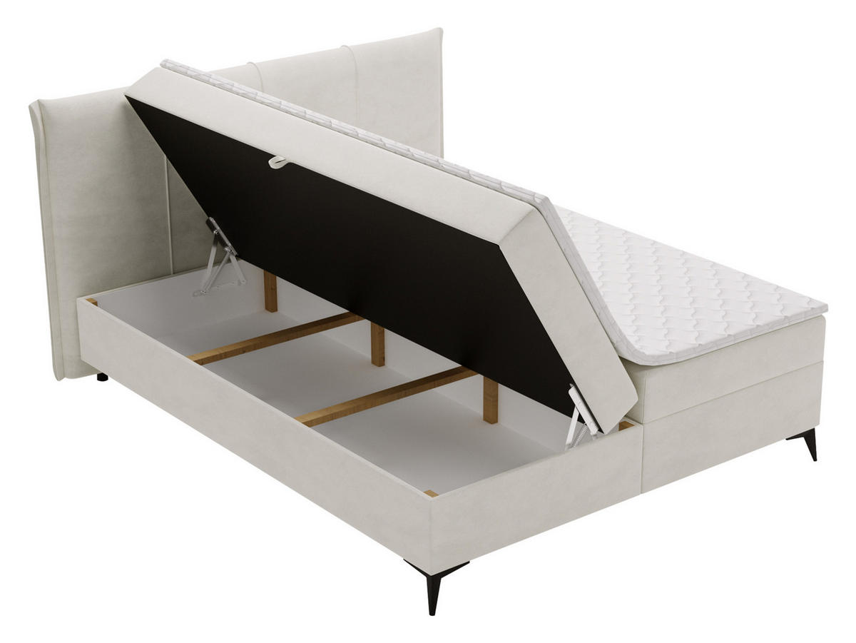 BOXBETT Eco - Dunkelgrau/Schwarz, Holz/Holzwerkstoff (180/200cm) - MIRJAN24