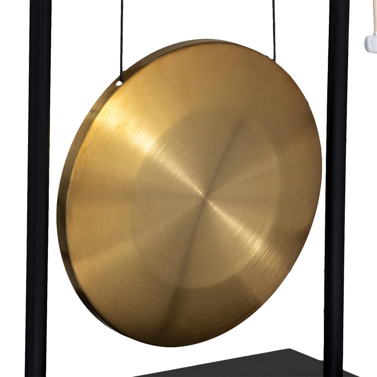 DEKO-GONG Chinesisch 69,5 cm - Schwarz, Metall (24/69.5/48cm) - Atmosphera Createur d´interieur
