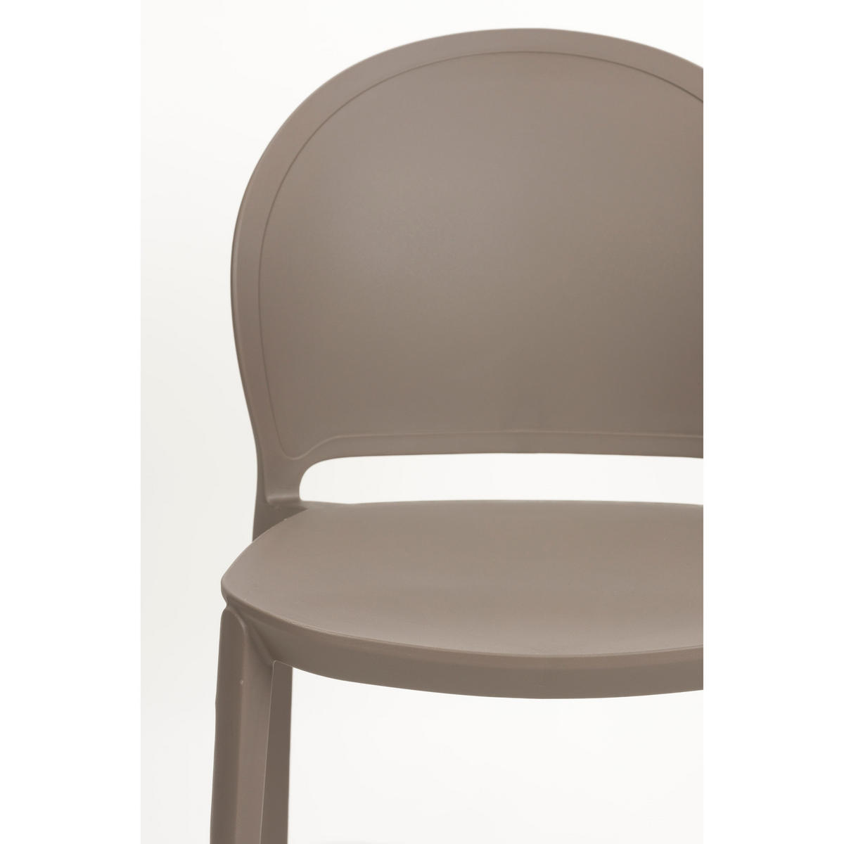 GARTENSTUHL Sjoerd Grau - 4 er Set - Grau, Kunststoff (45/82/52cm) - Housecraft Living
