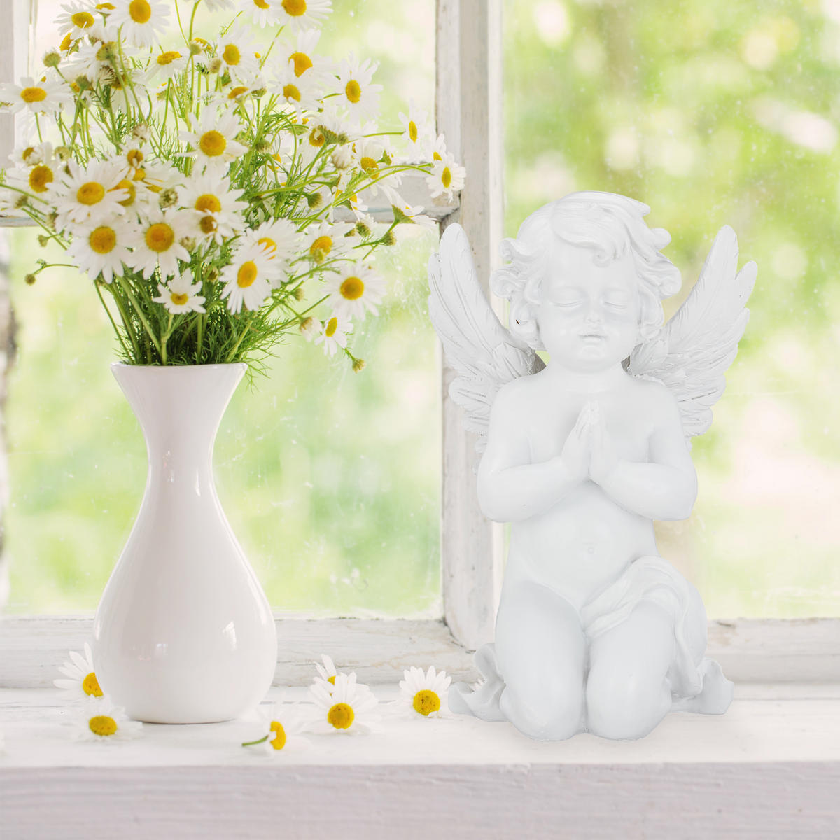 GRABENGEL - Weiß, Kunststoff (22.5/36/17cm) - Relaxdays