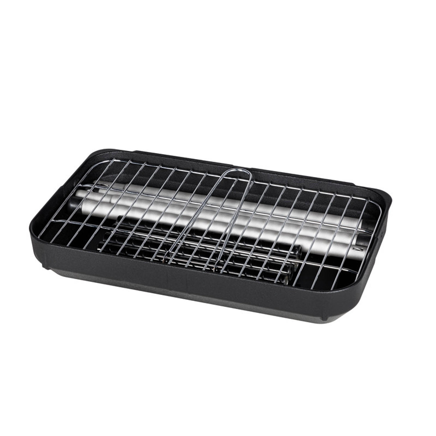 HOLZKOHLEGRILL Schwarz - Schwarz, Metall (33/74/56cm)