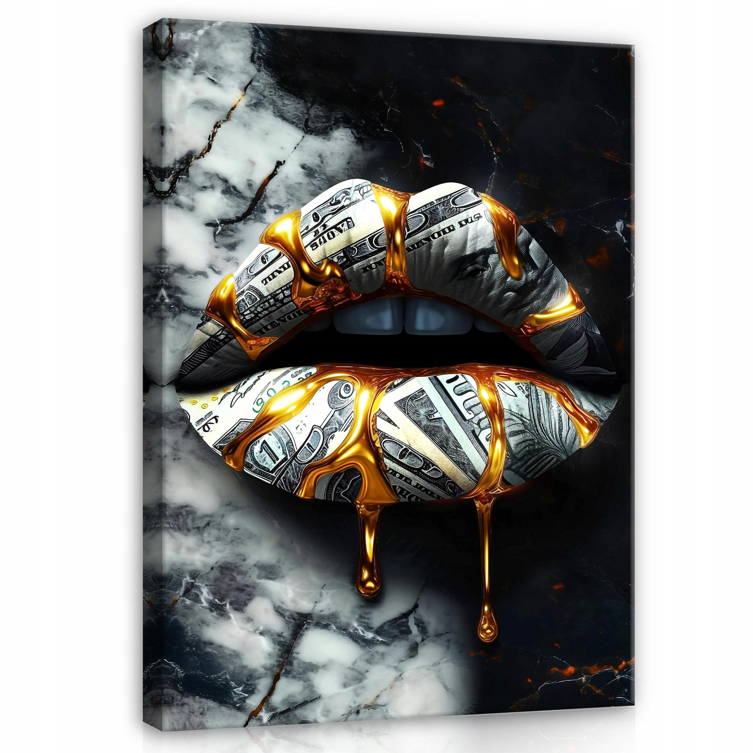 BILDER auf Leinwand Frau Abstrakt 100x70 - Multicolor, Holzwerkstoff (70/100cm) - Wallarena