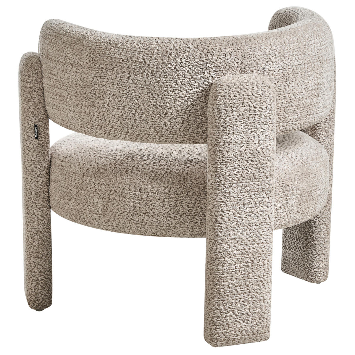 SESSEL Beige Burea - Beige, Textil (80/74/70cm) - Beliani