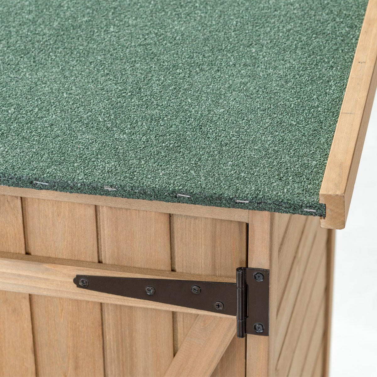 GERÄTEHAUS Natur - Naturfarben, Holz (50/162/140cm) - COSTWAY