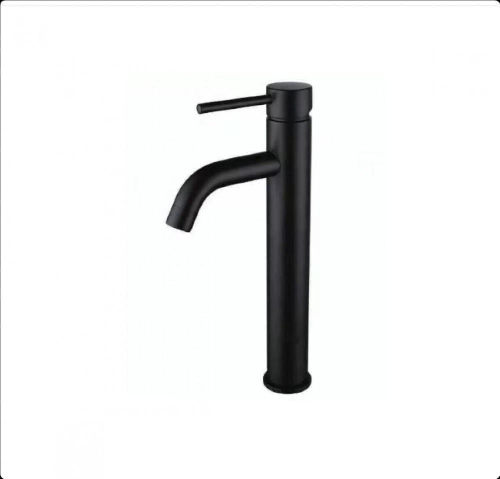 WASCHTISCHARMATUR , für Aufsatzwaschbecken - Schwarz, Metall (29.5/10.5/10.5cm) - BELZ