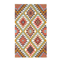BAUMWOLLTEPPICH Oslo geometrisch 160/230 cm - Multicolor, Textil (160/230cm) - Homescapes