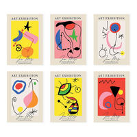 POSTER Set Mit 6 Illustrationen Von Joan Miró A3 Rahmenlos - Klar, Papier (29/3cm) - Nacnic