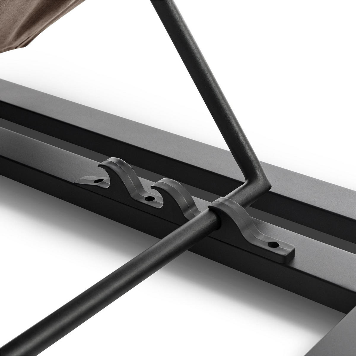 SONNENLIEGE TROPEA beige, schwarz - Beige, Kunststoff (213/32/91cm) - IDIMEX