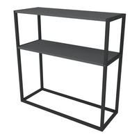 KONSOLENTISCH Hemsedal - Anthrazit, Holzwerkstoff (34/90/90cm) - [en.casa]