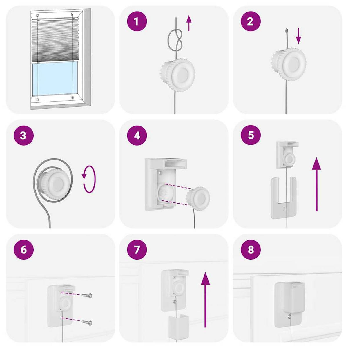 PLISSEE 40/200 cm Stoffbreite 39,4 cm aus Polyester Weiß - Weiß, Textil (40/200cm) - vidaXL