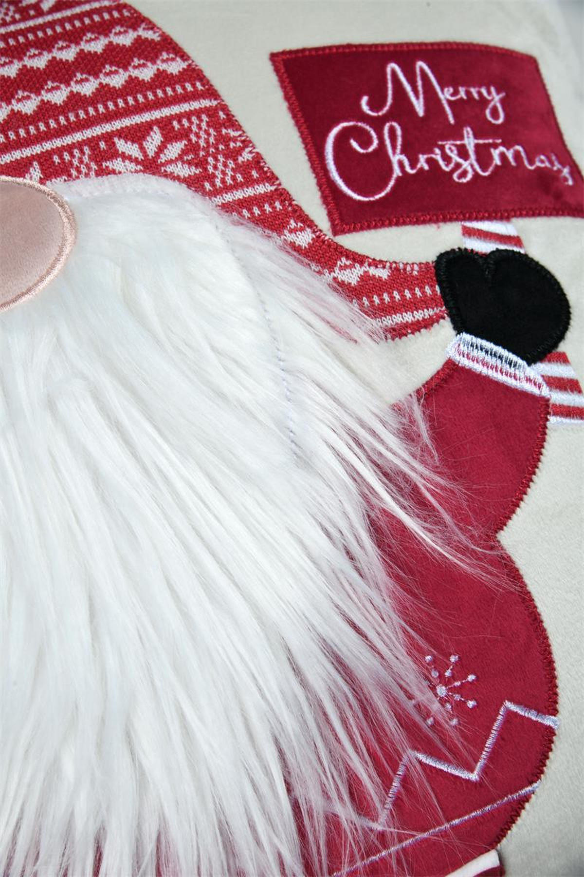 WEIHNACHTSKISSEN Klaus 45/45 cm - Multicolor, Textil (45/45cm)