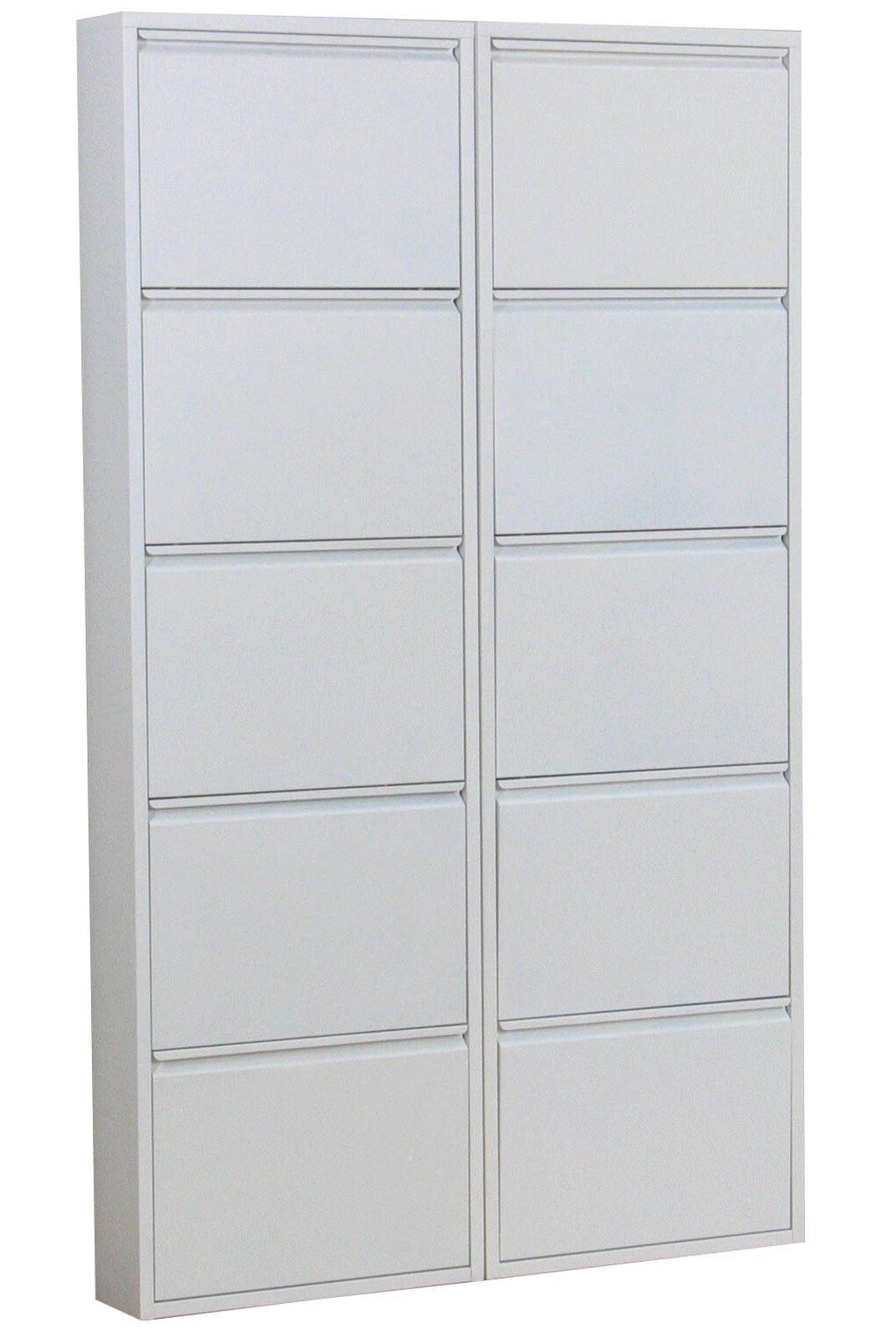 SKOSKÅP Pisa 101 x 16 x 173 cm – vit 173/101/16 cm