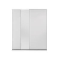 SCHIEBETÜRENSCHRANK Maxi 2D 200 MX04 - Weiß, Holzwerkstoff (200/235/71cm) - MIRJAN24