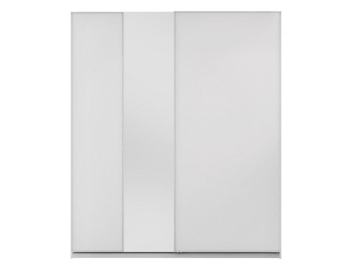 SCHIEBETÜRENSCHRANK Maxi 2D 200 MX04 - Weiß, Holzwerkstoff (200/235/71cm) - MIRJAN24