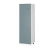 KÜHLUMBAUSCHRANK R-Line Blau-Grau 60 cm - Blaugrau/Weiß, Holzwerkstoff (60/206.8/57.2cm) - Vicco