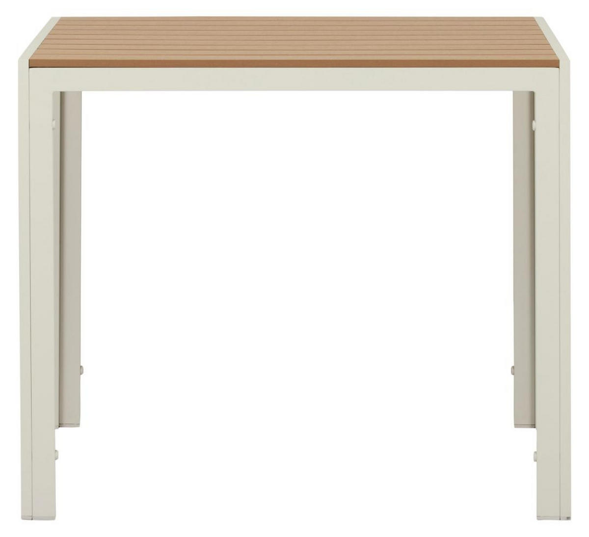 GARTENTISCH, Noah, Teak, Metall, 90 x 90 x 74 cm - Teakfarben, Metall (90/90/74cm) - ebuy24