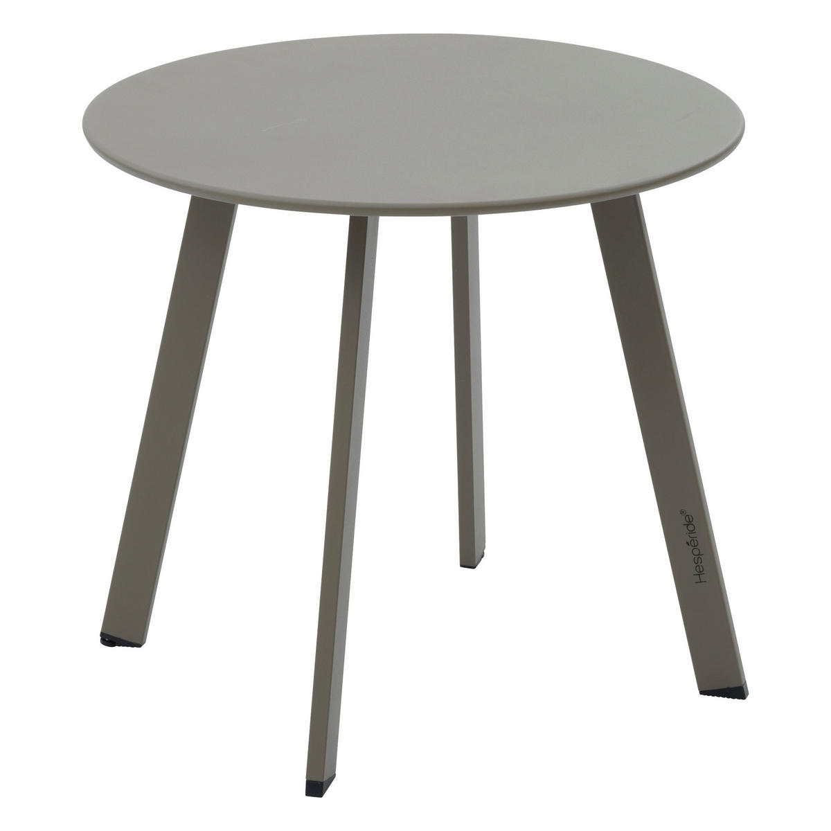GARTENTISCH Metall Saona Ø 50 cm - Taupe, Metall (50/50/45cm)