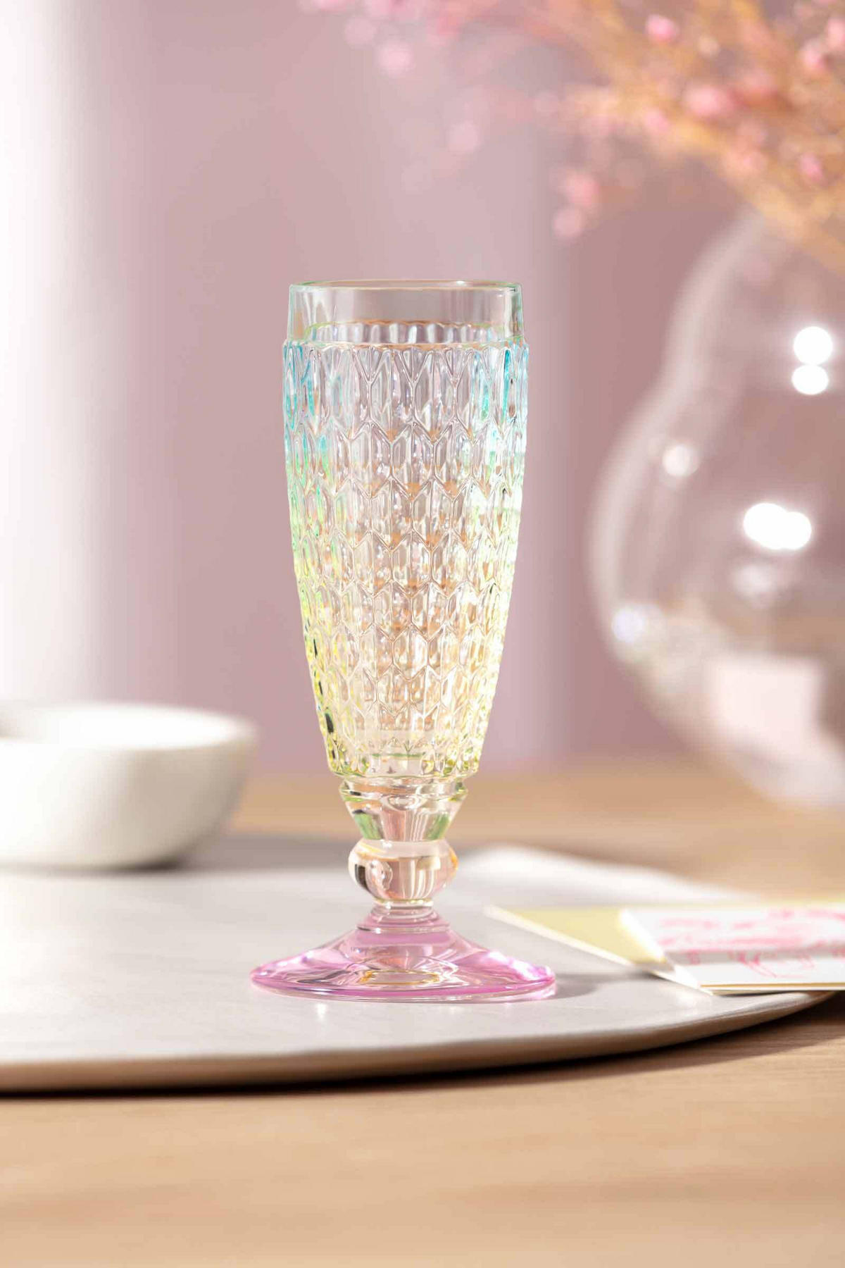 SEKTGLÄSER Boston Pearl bunt 120 ml 4er Set - Multicolor, Glas (0.12L) - Villeroy & Boch