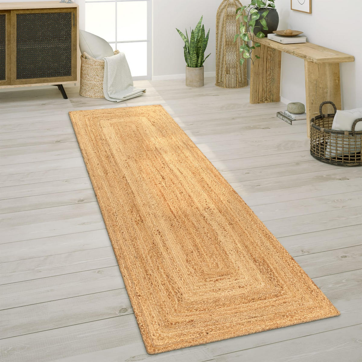NATURFASERTEPPICH 80/250 cm Skive 690 - Naturfarben, Naturmaterialien (80/250cm) - Paco Home