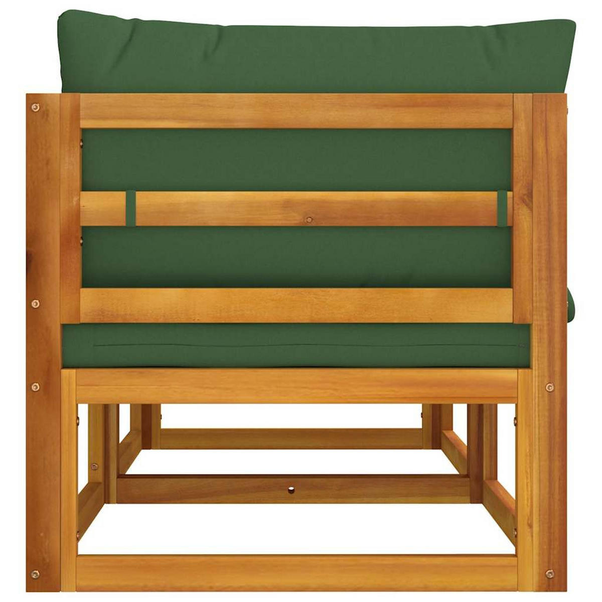 GARTENSOFA KYNAD 141/65/70.5 cm （2-SITZER） - Grün, Holz (141/65/70.5cm) - ZMH