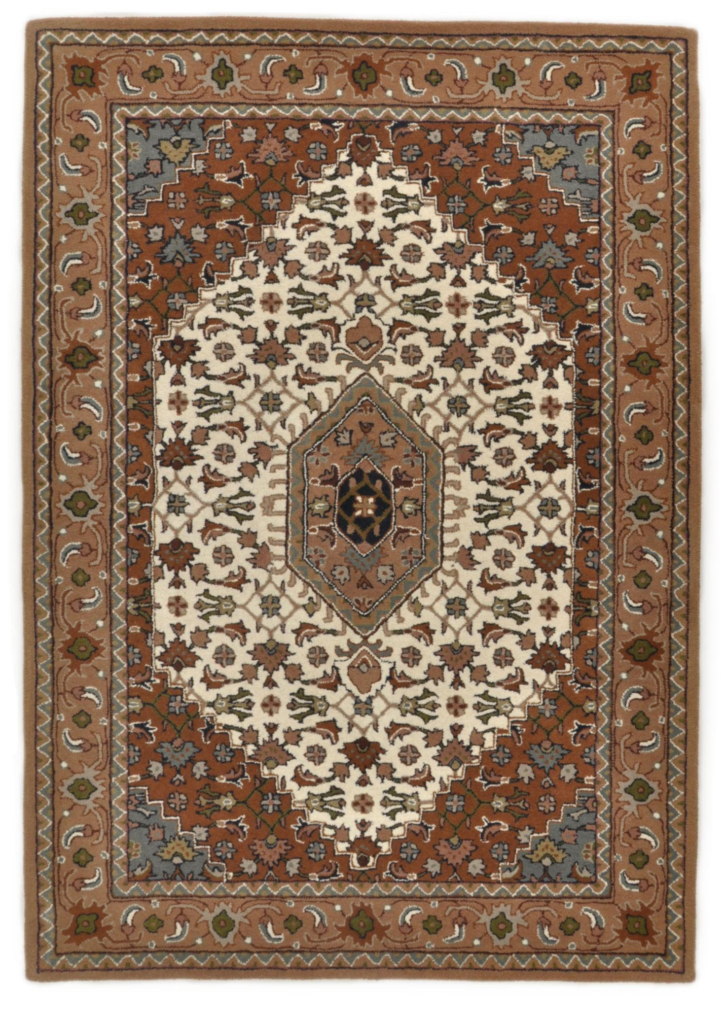 Theko Orientteppich Beige 120x180 cm