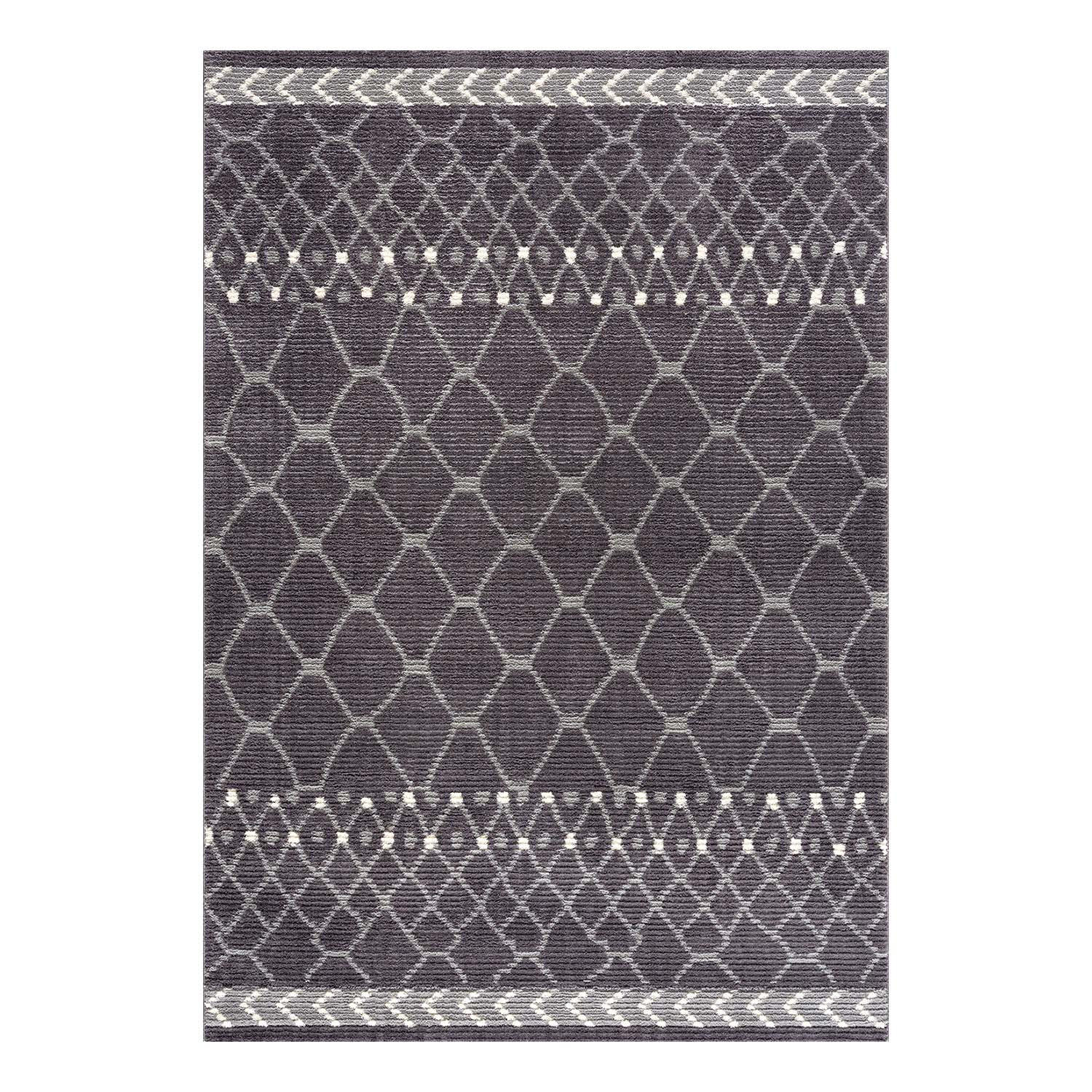 KURZFLOR-TEPPICH April 2312 Grau 140x200 cm - Grau, Textil (140/200cm) - carpet city