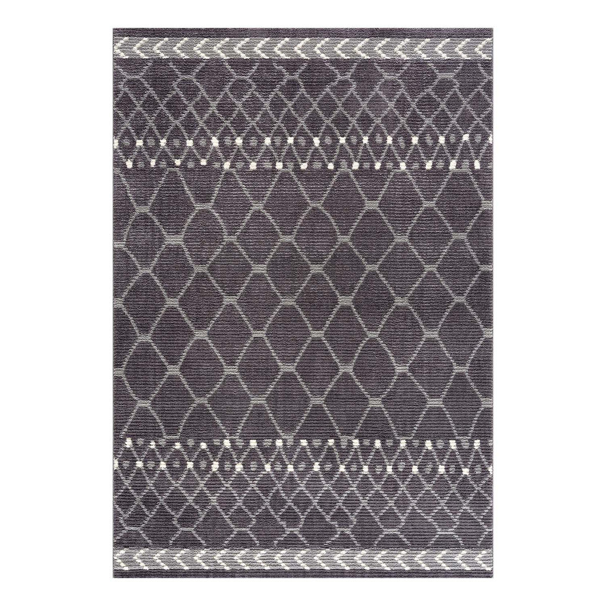 KURZFLOR-TEPPICH April 2312 Grau 140x200 cm - Grau, Textil (140/200cm) - carpet city