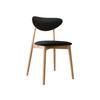 WOHNZIMMER STUHL KT65/C, Holzfarbe: Buche - Buchefarben/Schwarz, Holz/Textil (48/80/49cm) - MIRJAN24