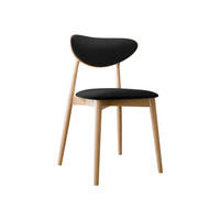 WOHNZIMMER STUHL KT65/C, Holzfarbe: Buche - Buchefarben/Schwarz, Holz/Textil (48/80/49cm) - MIRJAN24