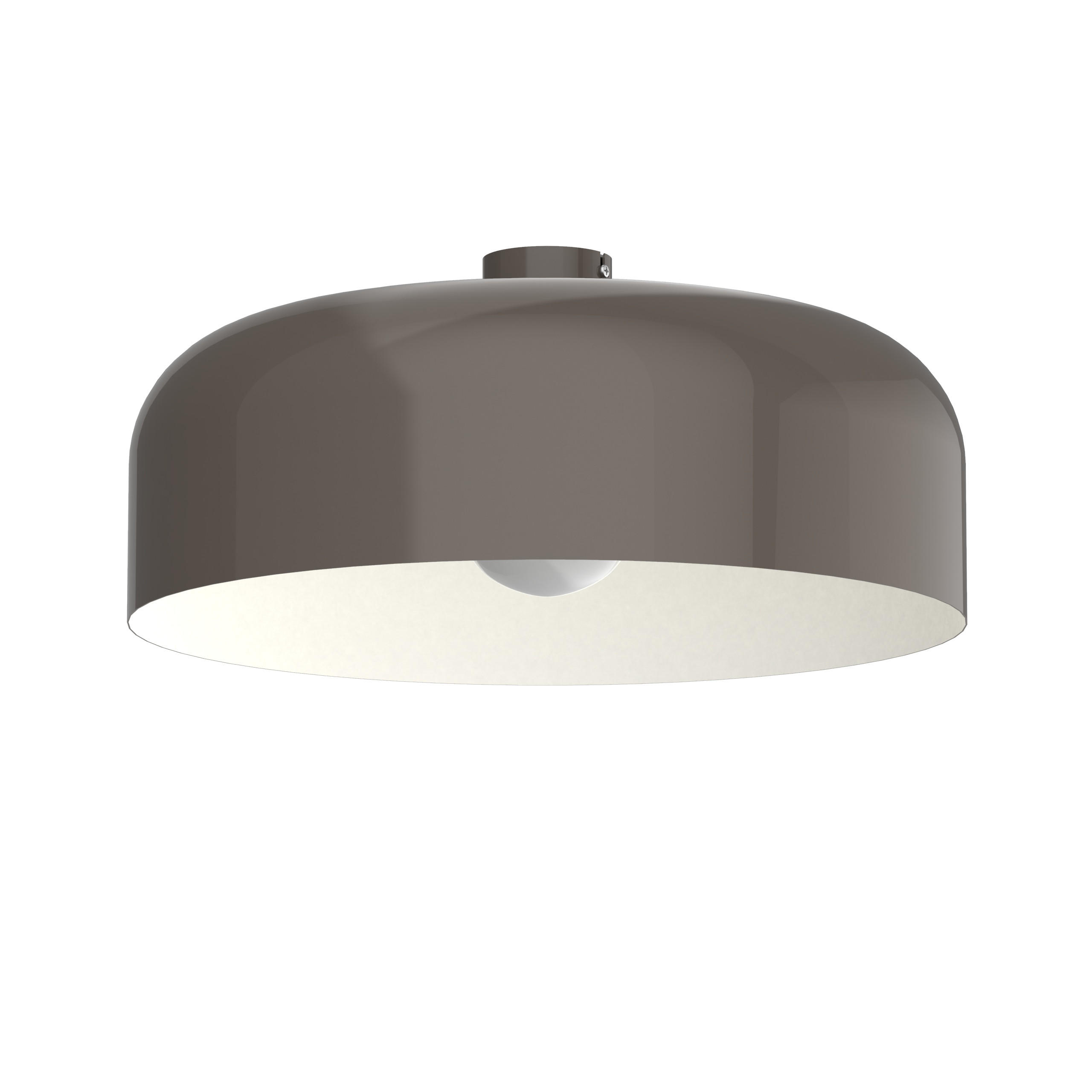 DECKENLEUCHTE - Graubraun, Metall (50/50/14cm) - Lumicom