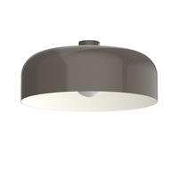 DECKENLEUCHTE - Graubraun, Metall (50/50/14cm) - Lumicom