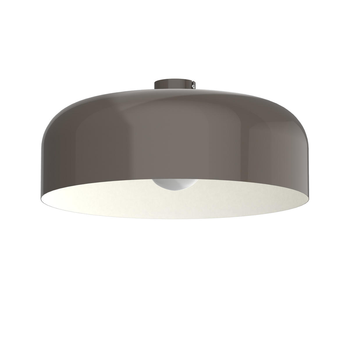 DECKENLEUCHTE - Graubraun, Metall (50/50/14cm) - Lumicom