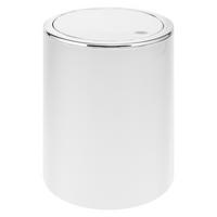KOSMETIKEIMER SAVONA 5,5 Liter, weiß - Weiß, Kunststoff (19/24.5/19cm) - bremermann