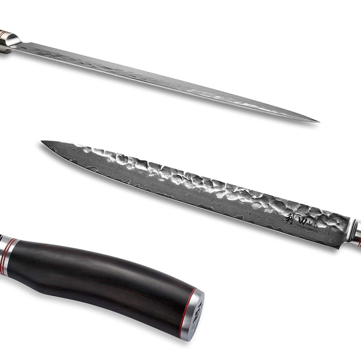 FLEISCHMESSER 30 cm - Schwarz, Holz/Metall (44cm) - Wakoli