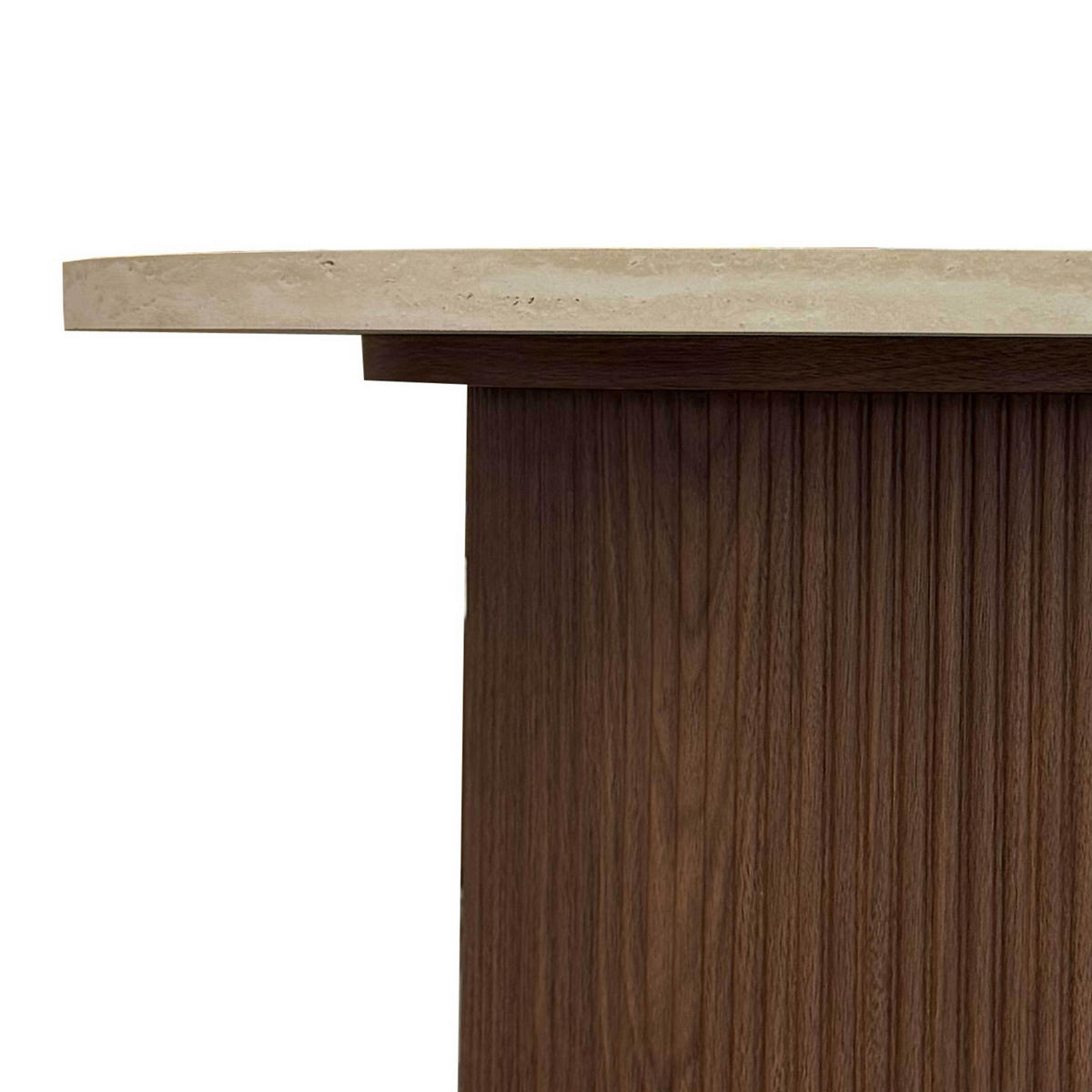 COUCHTISCH, dunkles Holzeffekt - Braun, Holz (70/70/45cm) - Oviala