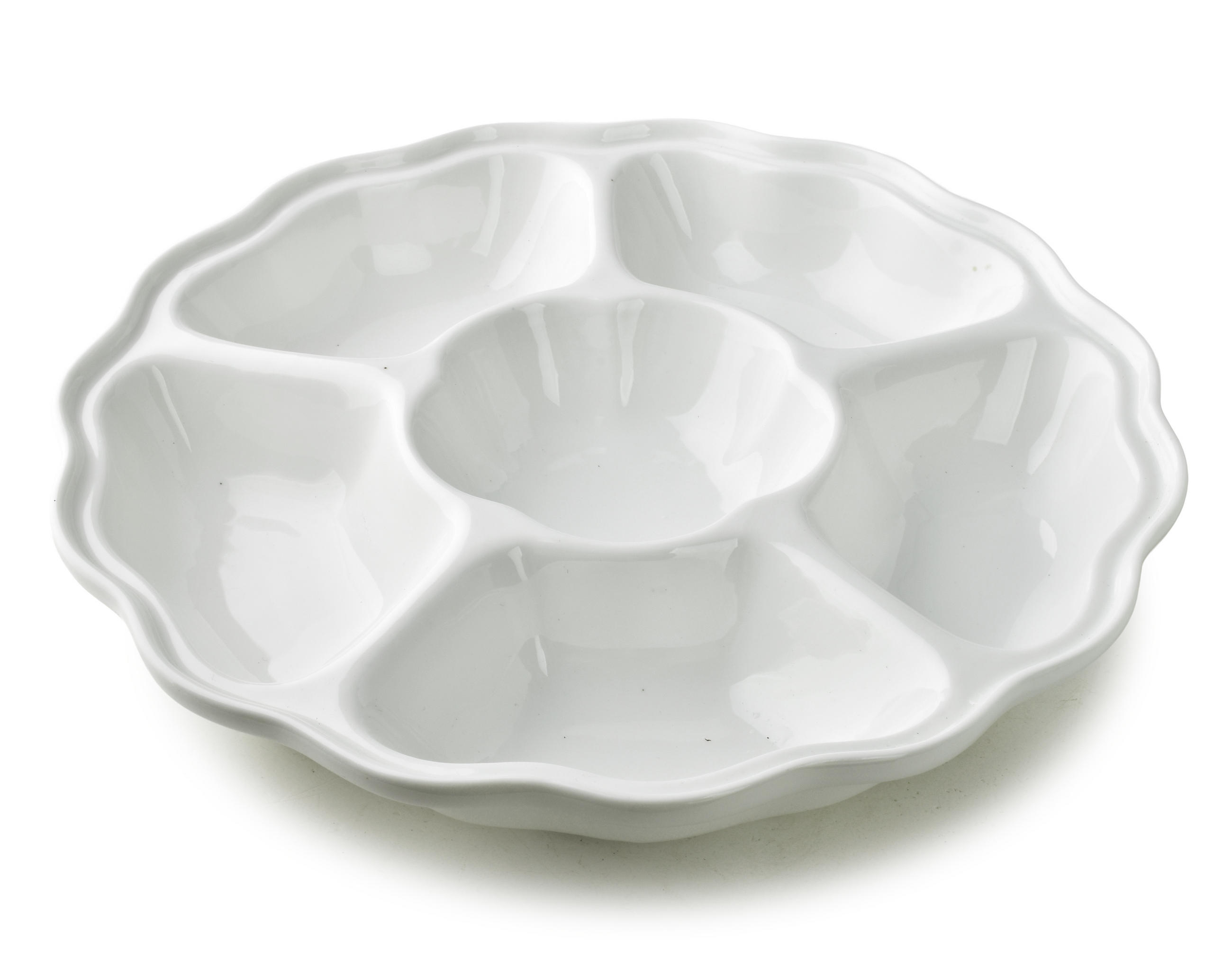 SCHALE Basic weiß 27/27/4.5 cm Porzellan - Weiß, Keramik (27/27/4.5cm) - Mondex