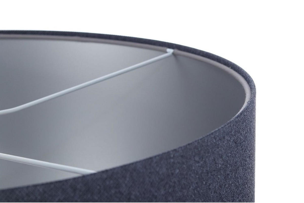 HÄNGELEUCHTE Blau 50/25 cm - Blau/Grau, Kunststoff (50/0.8/25cm) - ONZENO