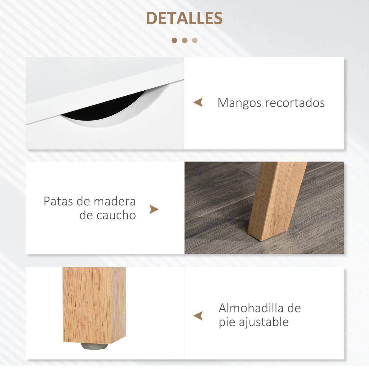 TV-MÖBEL Weiß 1 Stück - Weiß, Holzwerkstoff (150/50/39cm) - GiPP