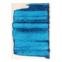 TEPPICH Diva Blue Craft Brush 240/340 cm - Blau, Kunststoff/Textil (240/340cm) - Louis De Poortere