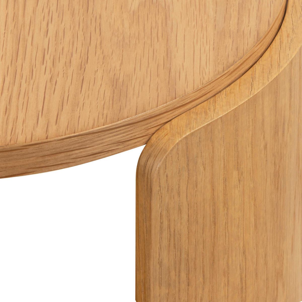 HOME24 Beistelltisch Moncure - Eichefarben, Holzwerkstoff (40/40/50cm) - home24