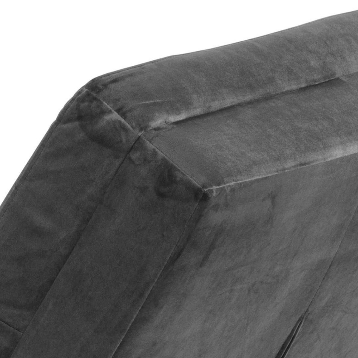 SCHÄSLONG Slinky 60 x 170 x 82 cm – grå - Grå, Textil/Metall (60/82/170cm) - ebuy24