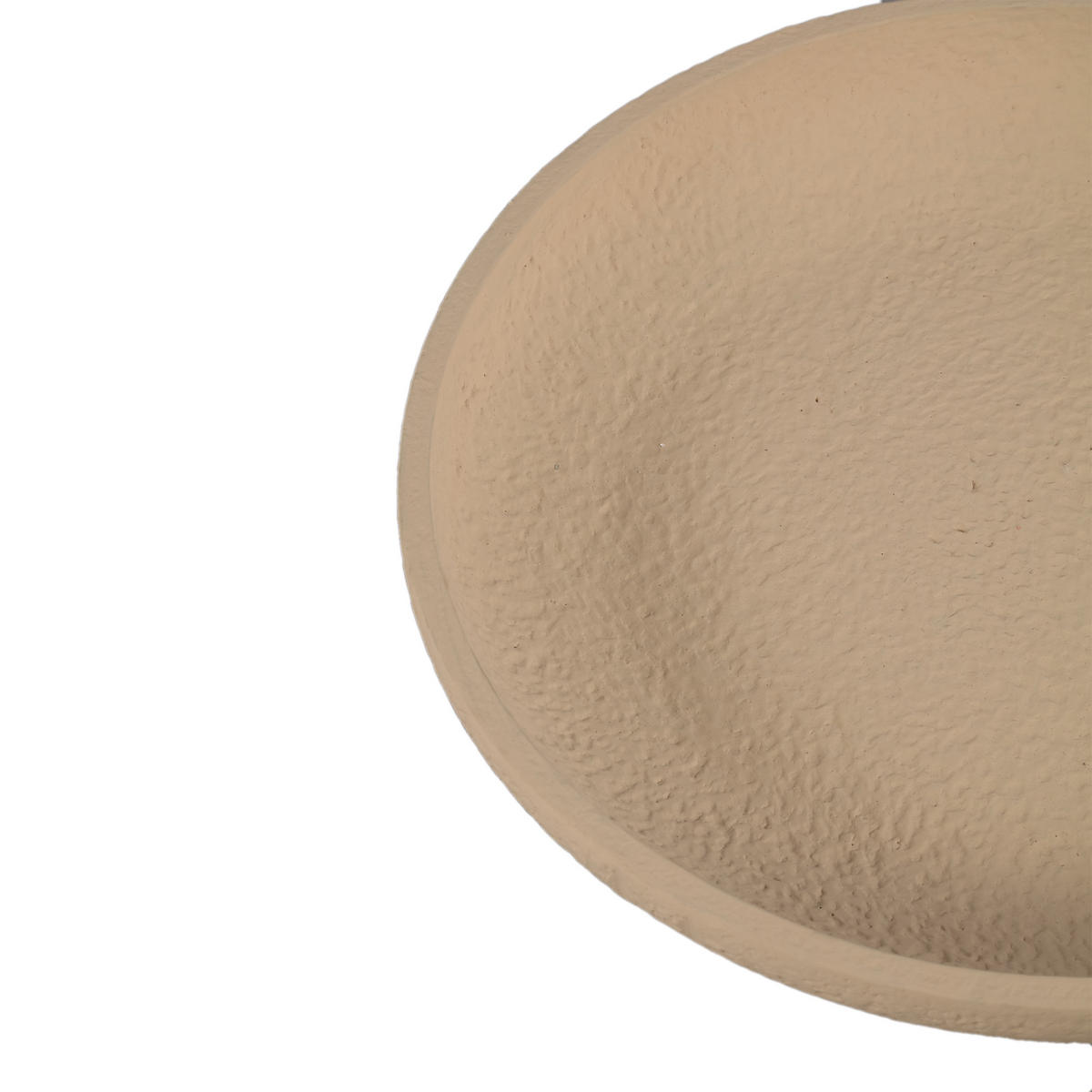 SCHALE Hillie Beige 40/40/6cm - Beige, Stein (6cm) - PTMD Collection
