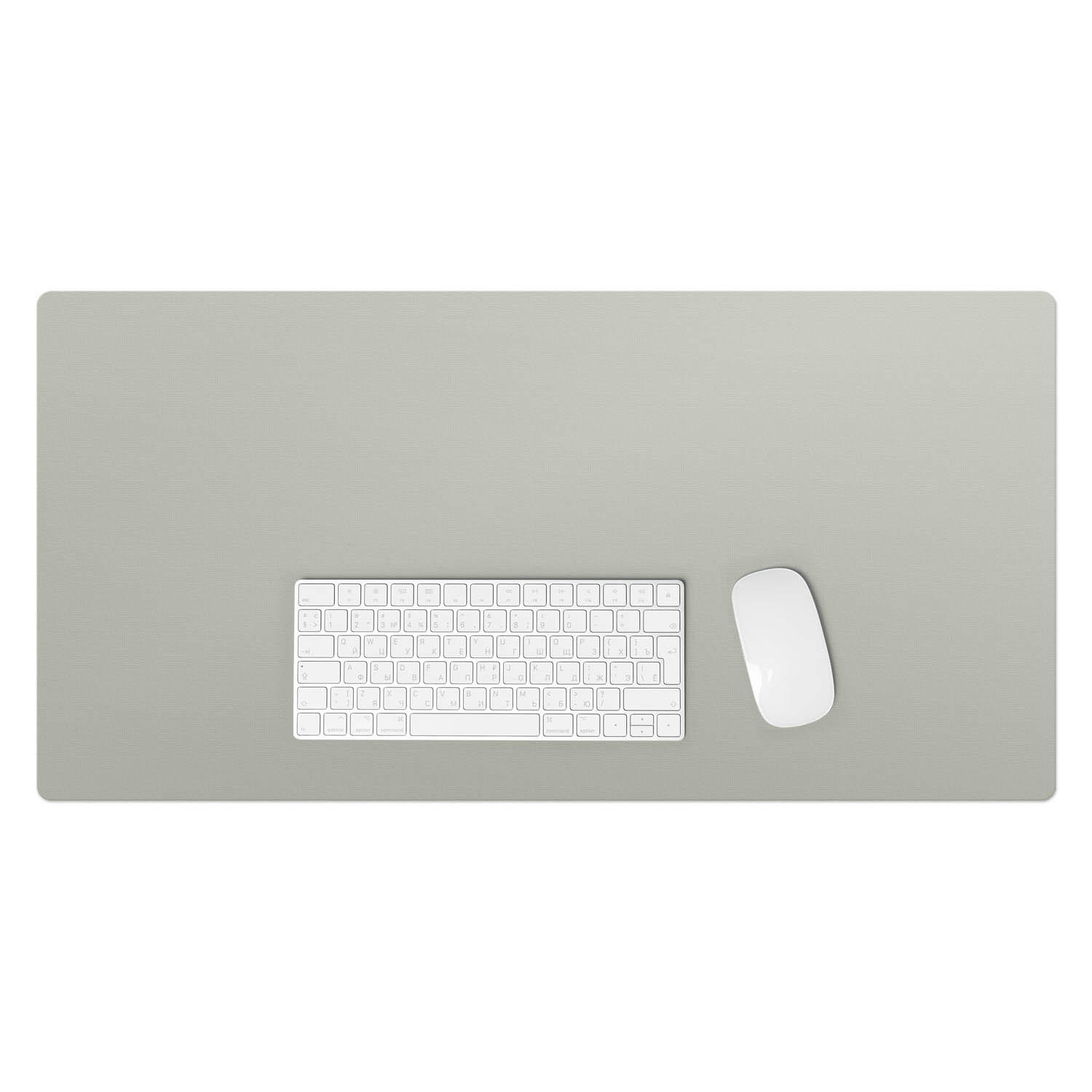 SCHREIBTISCHUNTERLAGE 90x45 cm Greige - Greige, Kunststoff (90/45/1.6cm) - Wallfluent