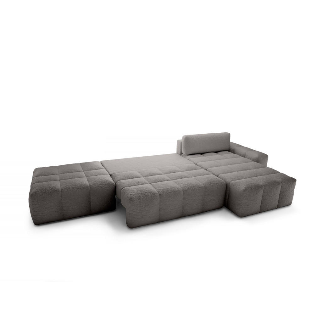 Thumbnail - Meblito Ecksofa, Grau, Textil, L-Form, 363x180 cm, Wohnzimmer, Sofas & Couches, Wohnlandschaften, Ecksofas