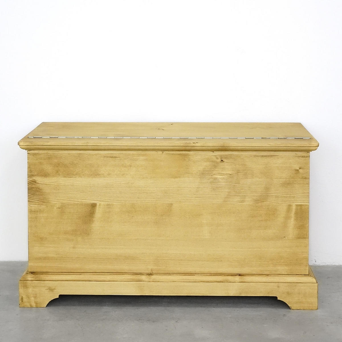 TRUHENBANK aus Massivholz JAGNA - Honig, Holz (90/50/45cm) - Seart