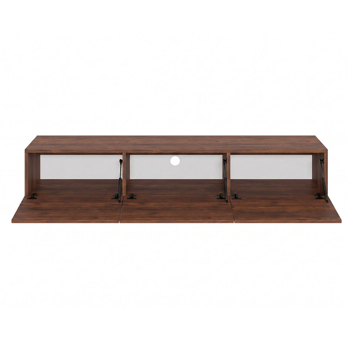 TV STOLEK Idao Tmavé dřevo - hnědá, kompozitní dřevo (180/35/29cm) - Petits-meubles