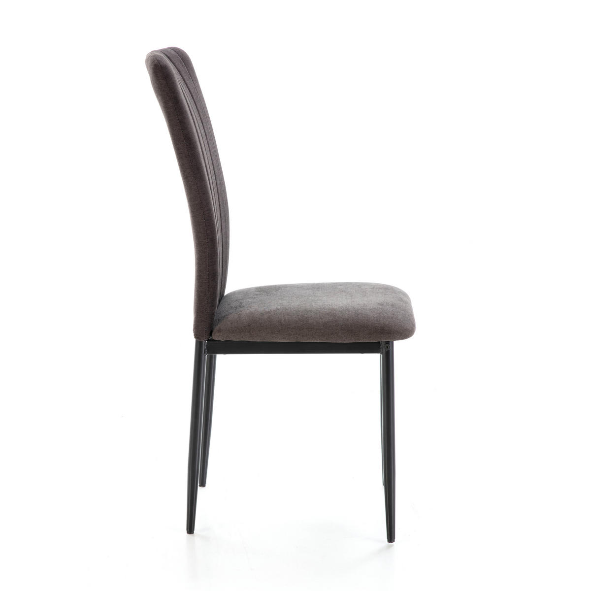 ESSZIMMERSTUHL Holly Schwarz 43/58/46 cm 4er-Set - Schwarz, Textil (58/46/43cm) - Calicosy