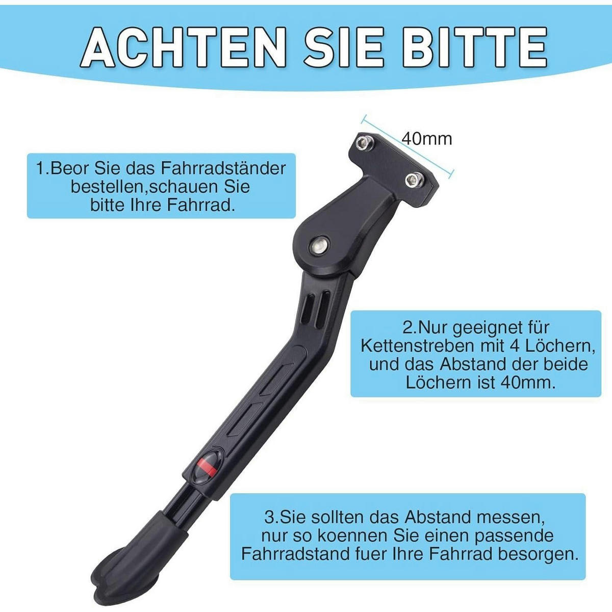 FAHRRADSTÄNDER Aluminium für 24-29 Zoll Fahrräder - Silberfarben, Metall (7.8/5.5/34.5cm)