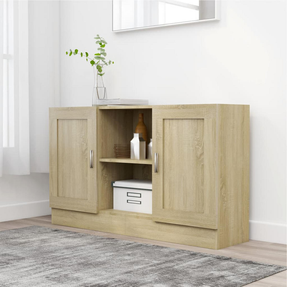 SIDEBOARD Sonoma-Eiche 120/30,5/70 Cm Holzwerkstoff - Alteiche, Holzwerkstoff (30.5/70/120cm) - vidaXL