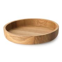 SERVIERSCHALE Eichenholz, Ø 25 x 4.8 cm, 4134 - Braun, Holz (26/6/27cm) - Continenta